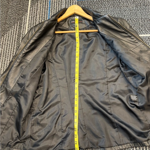Jason Kole medium leather jacket black 90’s soft full zip - Picture 13 of 14
